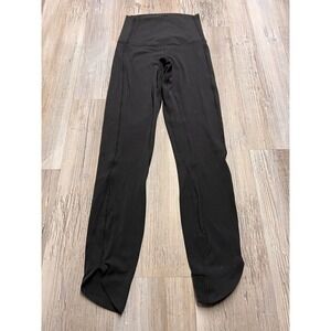 Lululemon‎ Womens Black Basic Leggings Sz 2 Jogging Yoga Athletic Stretch Pants